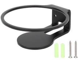 Speaker Storage Stand, Wandmontagebeugel voor Smart Speakers, Eenvoudig te Installeren, Wandmontage voor Smart Speakers (Zwart)