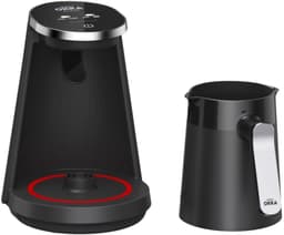 Arzum OKKA New Minio Jet 2 - Turks Koffiezetapparaat - Zwart/Chroom - Dubbelzijdige Koffiepot - 1-4 kopjes - 400W — thumbnail 3