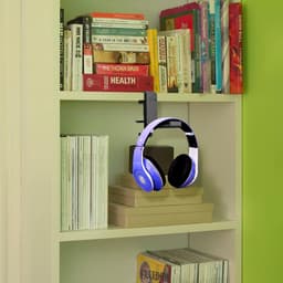 Vouwbare Hoofdtelefoonstandaard - Hoofdtelefoonhouder - Vouwbaar Aluminium - Tafel Hoofdtelefoonstandaard - Haakhouder voor Ophangen — thumbnail 2