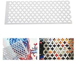 Vierkante Ruler voor Diamant Schilderen - Mosaic, Borduren en Rhinestones Dotting Tool 6.2x2.8