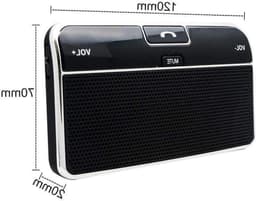 Draadloze Bluetooth Auto Speakerphone - Universele Compatibiliteit met iPad en Samsung Galaxy, Geschikt voor Android Apparaten — thumbnail 4