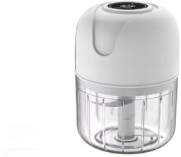 Elektrische groentesnijder, mini-knoflookhakker, geschikt voor het hakken van knoflook, groenten en fruit. Capaciteit knoflookhakker: 250 ml. — thumbnail 1