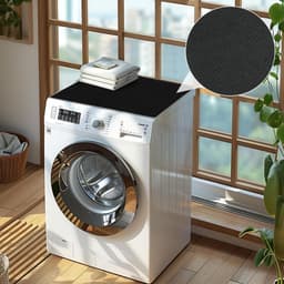 Beschermhoes voor Wasmachine en Droger, Antislip Mat 60 x 60 cm, Universele Hoes voor Keuken en Koelkast, Waterdicht en Duurzaam — thumbnail 5