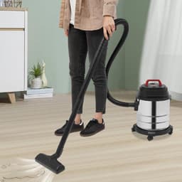 DYNA® Karcher - Karcher Stofzuiger - Bouwstofzuiger - Festool Stofzuiger - Bouwstofzuiger Zonder Zak - Zilver/Zilver - 45cm x 32cm x 35cm — thumbnail 5