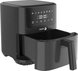 Digitale Airfryer - Heteluchtfriteuse - Gezond Frituren - Grote Capaciteit - 6.5 Liter - Zwart — thumbnail 2