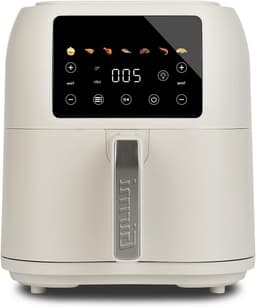 Heteluchtfriteuse - Airfryer XXL - Gezond Koken - 7 Programma's - 8 Liter - Matgrijs — thumbnail 1