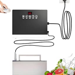 Vaatwasser in gootsteen - Keuken reiniger - Hygiënisch reinigen - Sonische trillingstechnologie - 360W - Zilver — thumbnail 1
