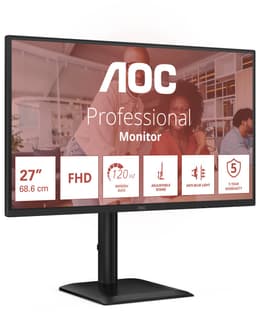 AOC 27E4U computer monitor 68,6 cm (27") 1920 x 1080 Pixels Full HD LED Zwart — thumbnail 5