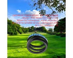 Grasmaaier Riem - V-snaar Maaidek - Maaien Gazon - Dubbele Versterking - 1/2" x 88" - Zwart