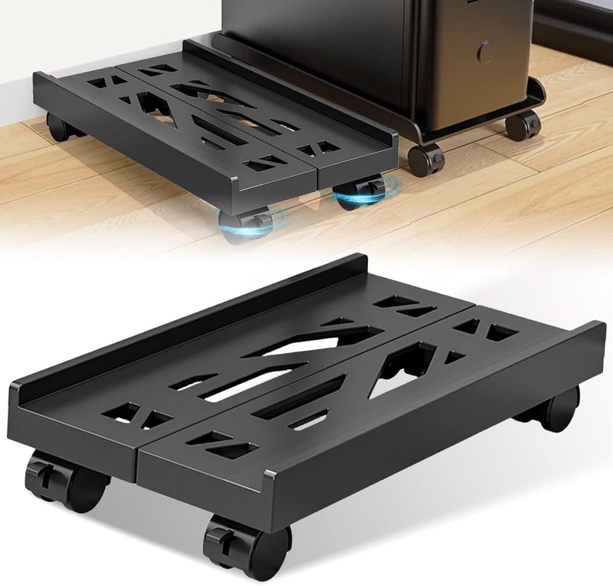 Verstelbare Mobiele Computerstandaard voor Desktop en CPU, Universele PC Houder voor Thuis en Kantoor — afbeelding 1