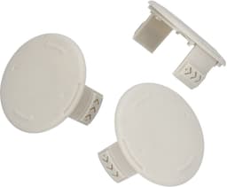 Dailygoods- Spoelkappen Vervangend 3-delig - Hoogwaardig ABS - Slijtvast - Duurzaam - Eenvoudig te installeren - Bescherming maaikoord - Grasmaaier — thumbnail 1