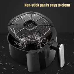Mini heteluchtfriteuse 2.6L Olievrije heteluchtfriteuse Huishoudelijke automatische friteuse Olievrije vetarme elektrische friteuse [Energieniveau A+++] Double the comfort — thumbnail 3