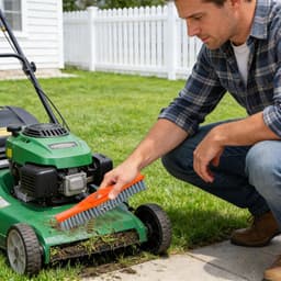 Grasmaaier Reiniger - Tuin Schoonmaker - Efficiënt Onderhoud - Antiaanbaklaag - 29.5 cm - Niet gespecificeerd — thumbnail 2