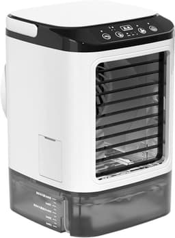 Persoonlijke Airco - Mini Ventilator - Persoonlijke Koeling - Met Sprayfunctie - 900ml Tank - Wit — thumbnail 1