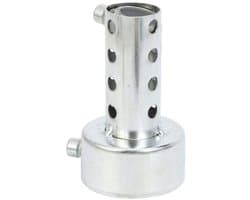 Geluidsdemper voor motorfietsuitlaatpijp, 48 mm x 80 mm