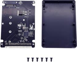 Converterkaart M.2 naar IDE - Adapter voor SSD - Oude Laptop Hergebruiken - JM20330 Chip - 25 Inch - Zwart