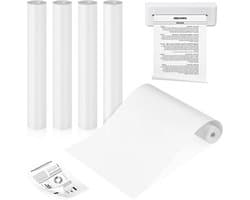 5 Rollen A4 Thermisch Papier, BPA-vrij, Geschikt voor Draagbare Printers, Sneldrogend, 210 mm x 7 m, Ideaal voor Fotoafdrukken en Notities