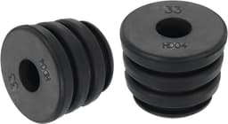 1.2" x 1" Compressor Rubber Feet - 3 Pack Foot Mount Anti Vibration Pad Replacement voor Air Conditioner en Koelkast - Zwart — thumbnail 5