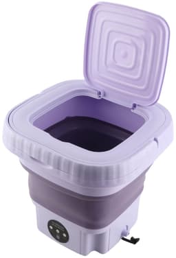 SPHProducts - Draagbare opvouwbare wasmachine - Mini-wasmachine - Automatisch wassen - 11 liter - Reiswasmachine - Geschikt voor camping en huis - EU- — thumbnail 4
