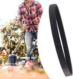 Dailygoods- Aandrijfriem 12 mm breed - Rubber - Slijtvaste/duurzame riem - Compatibel met Flymo Turbo Lite 350/400 - Gesloten lus - Omtrek 416 mm - Grasmaaier Riem — thumbnail 2