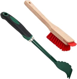 Grasmaaier Reiniger - Dek Schraper - Buitenonderhoud - Geïntegreerde Borstel - 32 cm Lengte - Meerkleurig — thumbnail 1