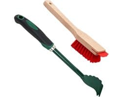Grasmaaier Reiniger - Dek Schraper - Buitenonderhoud - Geïntegreerde Borstel - 32 cm Lengte - Meerkleurig