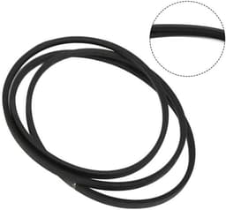 Vervangende Maaier Riem - Grasmaaier Riem Onderdeel - Gazon Onderhoud - Stalen Koorden - 101" x 1/2" - Zwart — thumbnail 3
