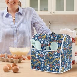 Mixerhoes Keuken - Apparaathoes - Keuken Organisatie - Met Opbergzakken - 43.5 x 27.5 x 37.5 cm - Vintage Bloemen — thumbnail 2