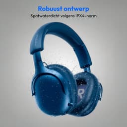 MEDION Over Ear koptelefoon HX-1 Pro (draadloos, hybride actieve ruisonderdrukking ANC, Bluetooth 6.0, 7+1 EQ-presets, tot 190 u batterijduur, spatwaterdicht IPX4), blauw — thumbnail 2