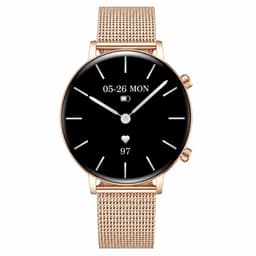 Cinturio Majestic – Gouden Smartwatch Dames – Bluetooth Bellen – AMOLED Scherm – Hartslagmeter – Slaapmonitor – 100+ Sportmodi – iOS & Android — thumbnail 1
