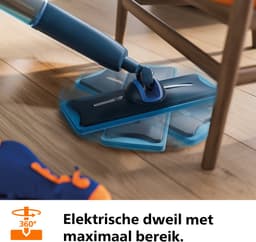 Philips OneUp Elektrische Dweil 5000 series XV5113/01 - Dweilsysteem - Vloerreiniger - Vuil water opzuigen - 2 standen - 70min dweilen - Geen emmer nodig — thumbnail 8