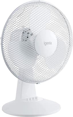 Ventilator - Tafelventilator - Kantoor Koelen - Drie Snelheden - 30 cm - Wit — thumbnail 2