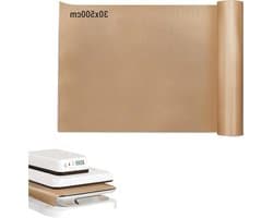 Non-Stick PTFE Film voor Transferpersen, Herbruikbare Teflon Film voor Cricut, Vinyl, Sublimatie en Bakprojecten (30 x 500 cm)