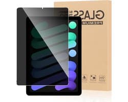 iPad Mini Screen Protector - Privacy Glass - Bescherming Gegevens - 9H Hardheid Glas - 8.3 Inch - Transparant