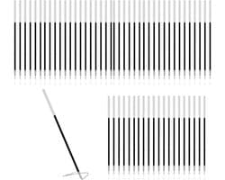 Refills voor 0.7 mm gel balpen - Zwarte inkt, 107 mm lengte, 60 stuks, schrijfgemak, duurzaam, kantoorbenodigdheden