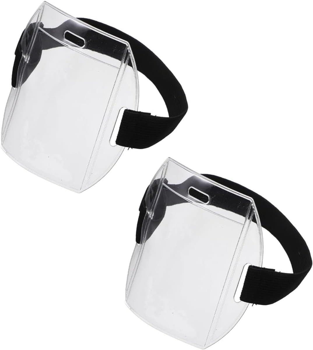 Transparante arm badge houders - 2 stuks, ideaal voor evenementen, conferenties en identificatie — afbeelding 1