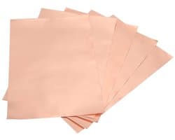 5 Stuks Koperfolie Tape met Geleidende Lijm - Hoge Geleidbaarheid, Sterke Hechting, Ideaal voor EMI Shielding en Gitaren