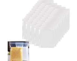 Transparante zip zakken 8 x 12 cm, herbruikbare polyethyleen zakken voor voedsel en diverse artikelen, stevig en praktisch, ideaal voor opslag en organisatie