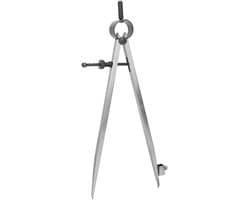 Tekencompas voor Precisie en Creativiteit - 200mm Drafting Compass voor Schrijven en Tekenen, Ideaal voor Technisch Tekenwerk en Hobbyprojecten