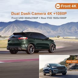 Dashcam - Autocamera Recorder - Veilig Rijden - OEM Geïntegreerde Stijl - 4K + 1080P - Zwart — thumbnail 4