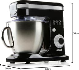 Keukenmachine - Mixer Foodprocessor - Koken Bakken - Krachtige Motor - 6 Liter - Zwart — thumbnail 3
