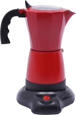 Elektrische koffiezetter - Espresso apparaat - Thuis koffie maken - Hoge druk extractie - 300 ml capaciteit - Rood — thumbnail 1