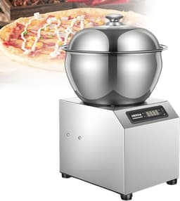Spiraaldeegmenger - Deegkneedmachine - Professioneel Bakken - Dubbele Rotatie - 8 kg Capaciteit - Zilver — thumbnail 1