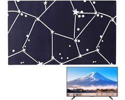 TV Stofhoes - Beschermhoes TV - Woondecoratie - Zacht en zijdeachtig - 32-65 Inch - Schilderpatronen