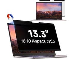 Magnetische Inkijkbescherming - Privacyfilter Laptop - Scherm Beveiligen - Anti Blauw Licht - 133 Inch 16:10 - Mat