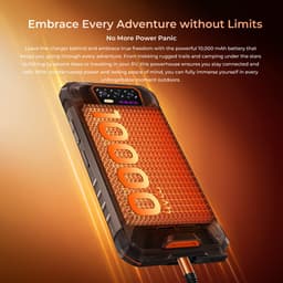 OUKITEL WP58 Pro Robuuste Smartphone 5G - 6,7 inch 120 Hz- 24GB RAM - 256GB ROM - 10000mAh 33W - IP68/IP69K Outdoor Telefoon - 64MP AI-camera - Double SIM - NFC GPS - Zwart — thumbnail 2