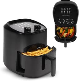 Heteluchtfriteuse - Olievrije Frituurpan - Snelle Maaltijden - Compact Formaat - 23 Liter - Zwart — thumbnail 1