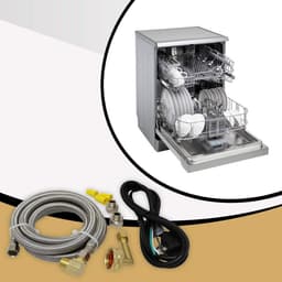 Universele Inbouwset Vaatwasser met 6' Connector en 3-draads Netsnoer — thumbnail 3