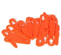 NTH products - Trimmerkopbladen - Vervangingsbladen voor grasmaaier - Oranje - Duurzaam kunststof - 24-delige set - Geschikt voor Polycut 2-2 - Herbruik... — thumbnail 1