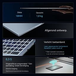 N16 Pro 16 inch laptop - Intel Core i7-12700H - 12GB DDR4 - 1TB SSD - QHD 120Hz - Intel Arc - Windows 11 — thumbnail 5